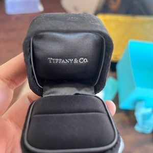 Tiffany and co black ring box